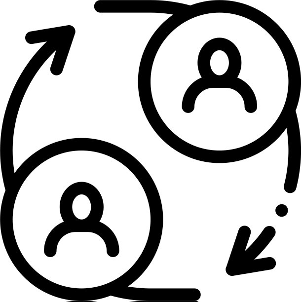 带眼罩的人类轮廓图标图片下载