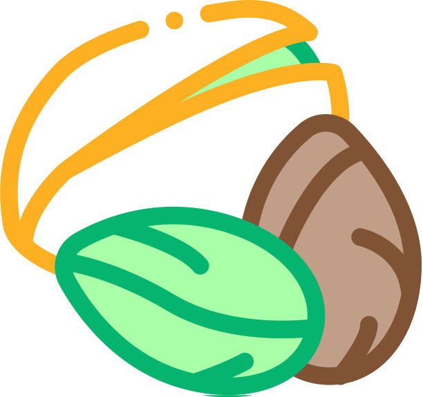 开心果图标轮廓图片下载