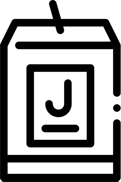 果汁包装图标轮廓图片下载