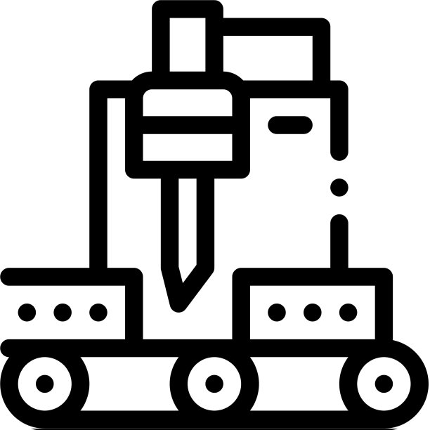 木板切割机的图标轮廓图片下载