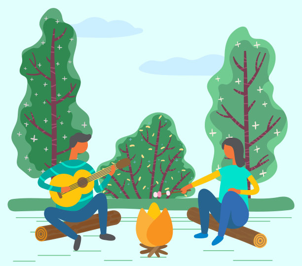 情侣浪漫周末，火和吉他歌曲图片下载