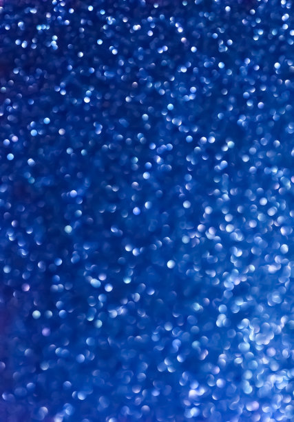 高分辨率的蓝色散景抽象光背景图片下载