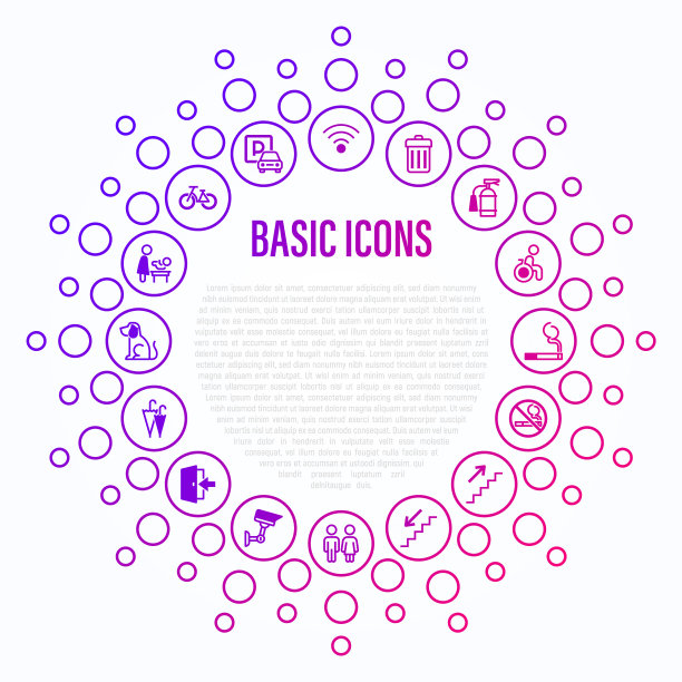 基本公共标志呈圆形，wi-fi浪费图片下载