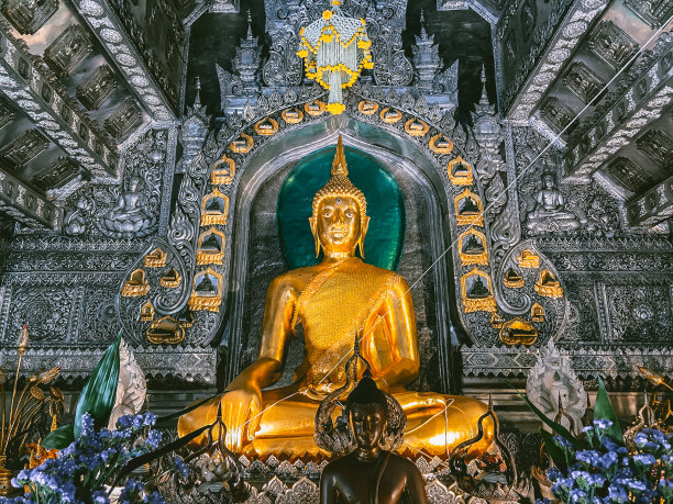 泰国清迈银庙，苏潘寺图片下载