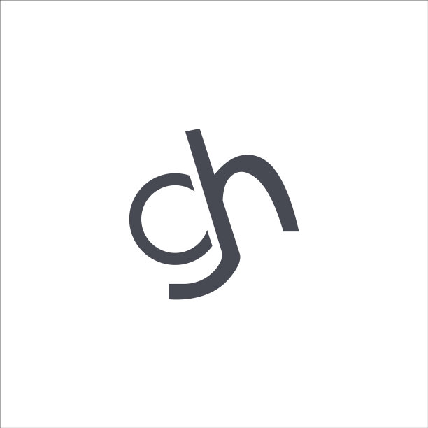 字母GH或HG标志设计模板图片下载