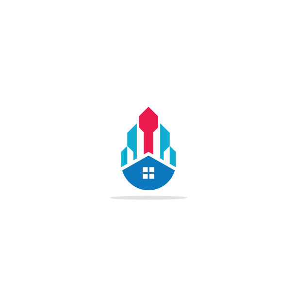 房屋中介建筑公司logo图片下载