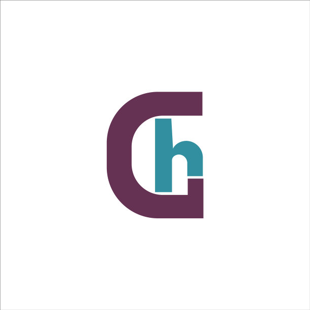 字母GH或HG标志设计模板图片下载