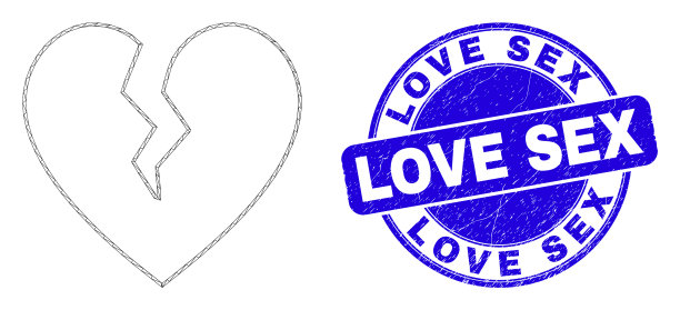 蓝色挠爱性邮票和蜘蛛网尸体图片下载