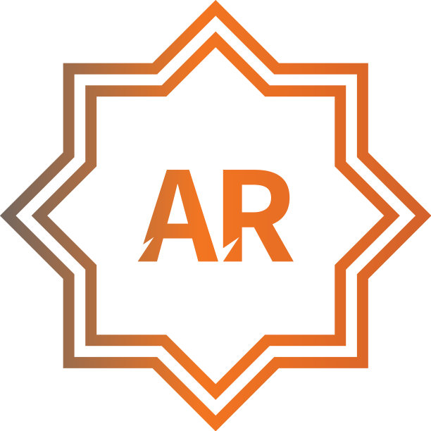 方形ar标志字母设计图片下载