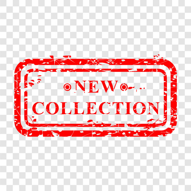 简单划伤红色和橡皮图章新项目在图片下载