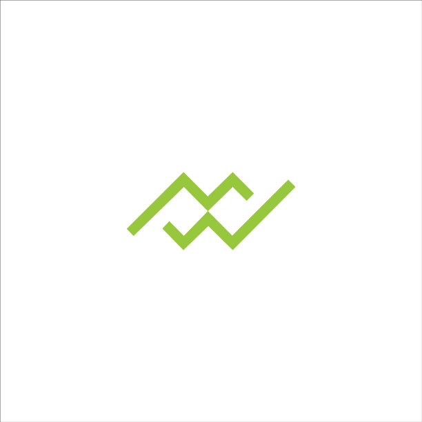 首字母MW或WM Logo设计模板图片下载