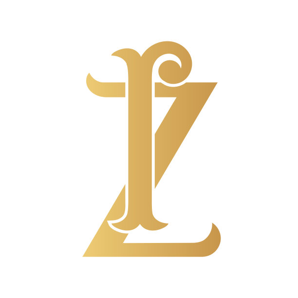 金色的字母组合。图片下载