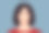 黑色头发的亚洲女人微笑着直视。自信的年轻女性与白色皮肤人像前视图上的蓝色背景。图片下载