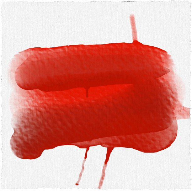 红色醇墨水彩纹理在白纸背景上。液体涂料流。飘渺的效果图片下载