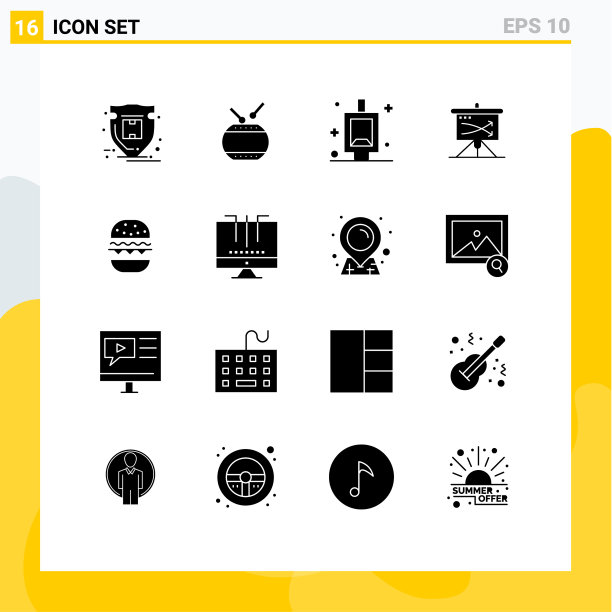 主题立体符号和可编辑符号的16种图片下载