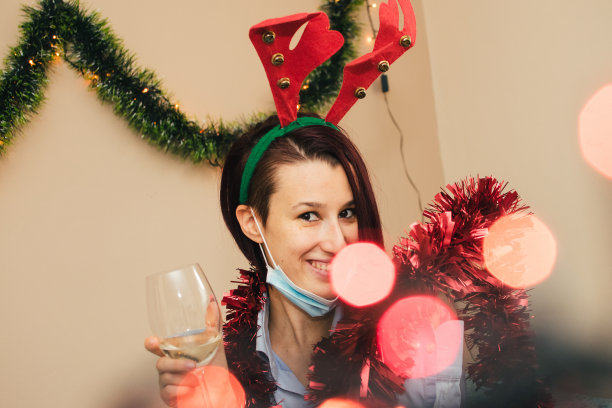 圣诞晚会库存照片图片下载