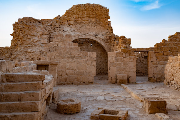 希夫塔是以色列内盖夫沙漠的一座古城图片下载