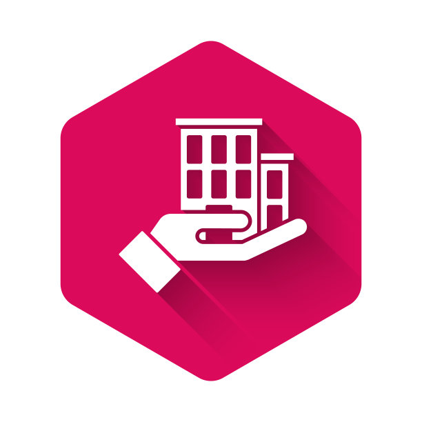 白宫保险icon孤立与长图片下载