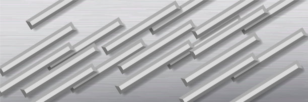 金属旗帜与不同的纹理和细节图片下载