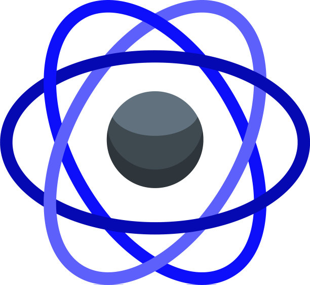 纳米技术原子图标等距样式图片下载