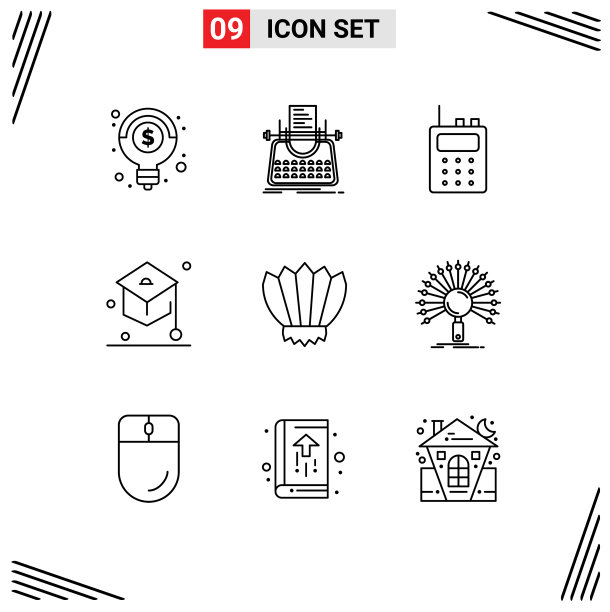 9 .适用于网页和手机的通用大纲图片下载