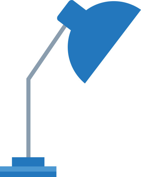 孤立台灯设计图片下载