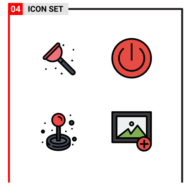 填充线平色包4个通用符号图片下载