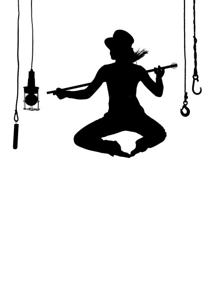 半空中跳跃的女舞者图片下载