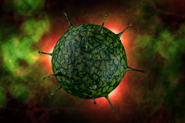 鼻病毒普通感冒3D插图图片下载