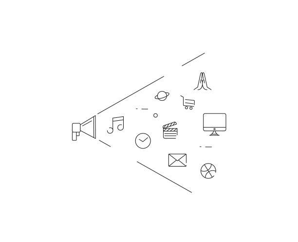 演讲者塑造数字营销社交媒体图片下载