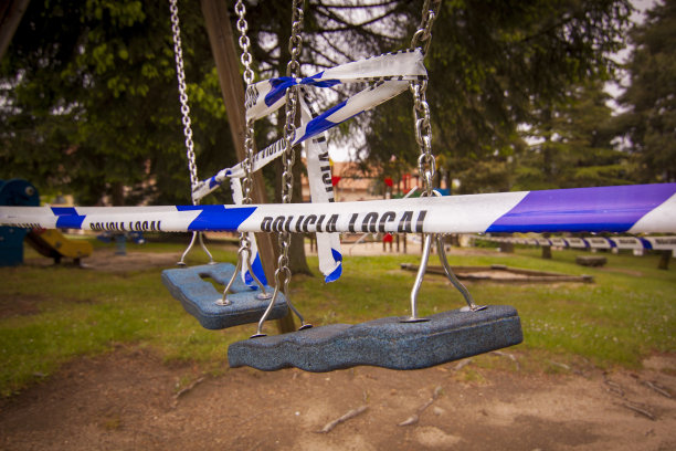 操场被冠状病毒封锁了图片下载