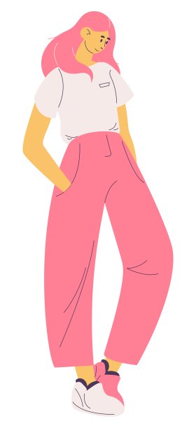 时尚的年轻女子在夏天的衣服上孤立的白色。图片下载