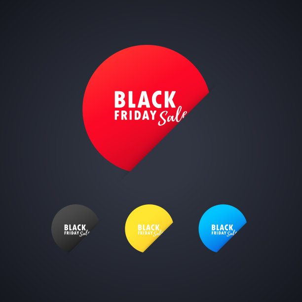 黑色星期五特价贴纸。用于图形和网页设计。矢量在孤立的背景。每股收益10图片下载