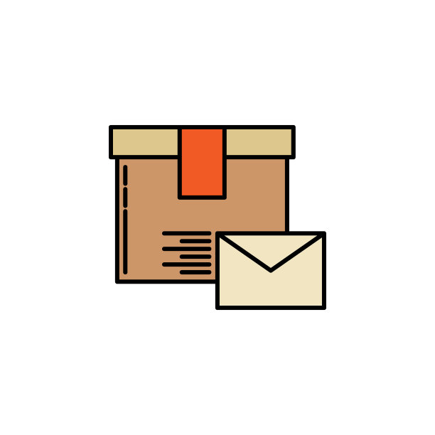 信包裹。符号和符号可以用于网页，标志，手机应用程序，UI，用户体验图片下载