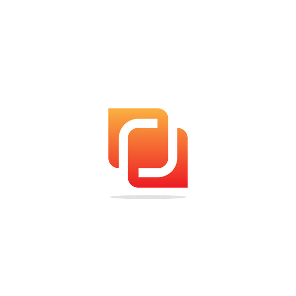 方形抽象连接商业Logo图片下载