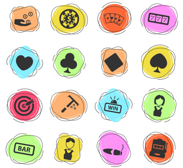 赌场简单的图标图片下载