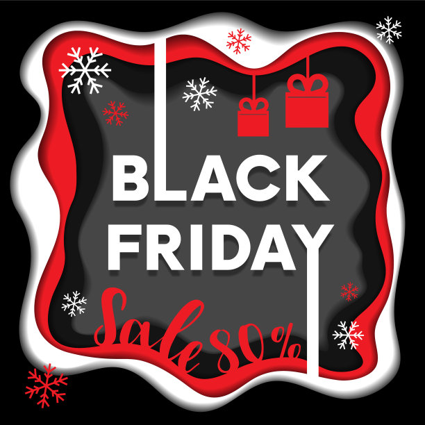黑色星期五促销横幅设计图片下载