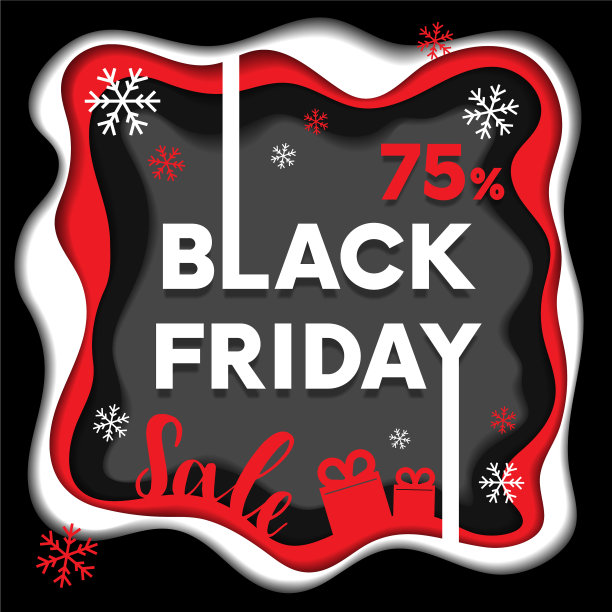 黑色星期五促销横幅设计图片下载