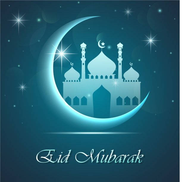 开斋节穆巴拉克背景图片下载