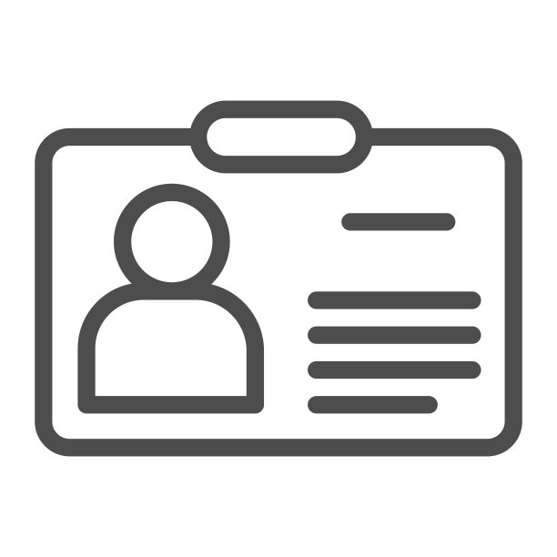 学生徽章线图标，学校概念，学生身份证标志在白色背景，学徒护照图标在轮廓风格的移动概念和网页设计。矢量图形。图片下载