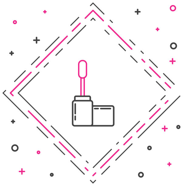 线睫毛膏刷图标孤立在白色图片下载