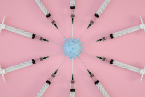 Covid-19疫苗，注射器，冠状病毒预防图片下载