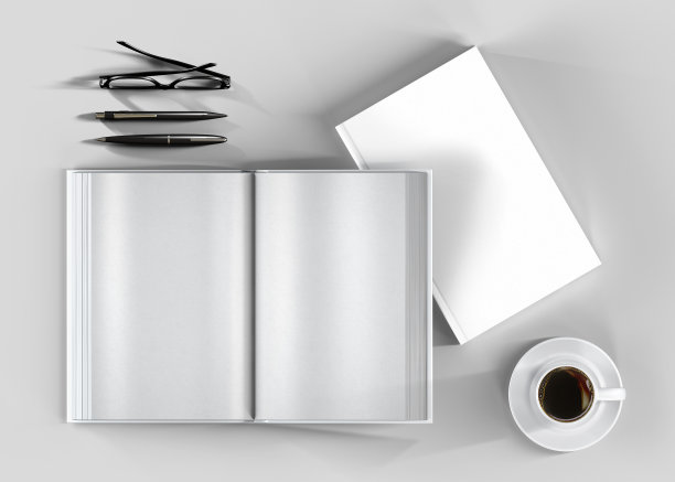 空白的书模型图片下载