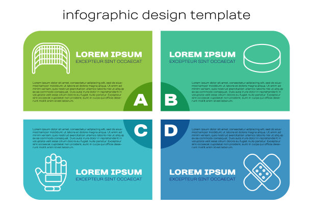 设线曲棍球手套冰球球门越过图片下载