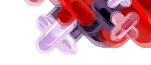 现代玻璃十字形抽象图片下载