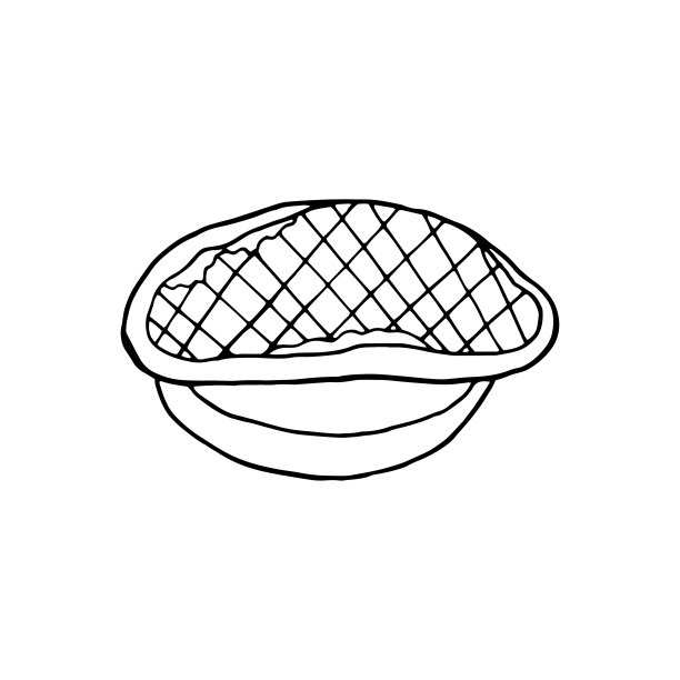 矢量手绘鹅肝。法国菜菜。设计草图元素的菜单，咖啡馆，小酒馆，餐厅，标签和包装。白色背景上的插图。图片下载