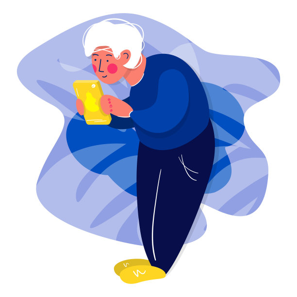 男人拿着智能手机图片下载