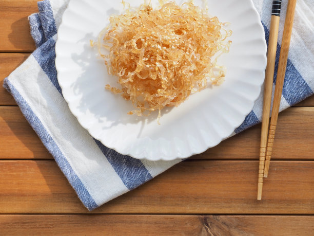 韩国食物干鱿鱼丝图片下载