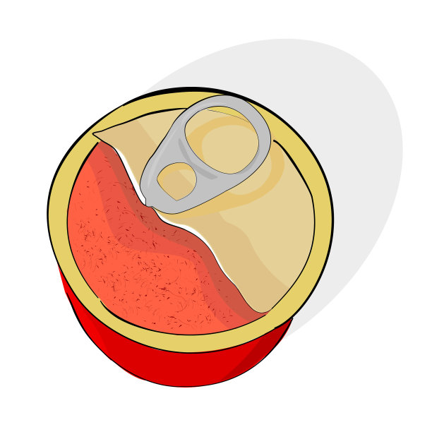 简单的手绘毛坯筒筒筒口草图图片下载
