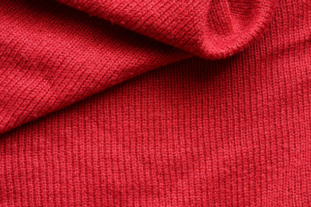 红色针织羊毛纹理背景图片下载